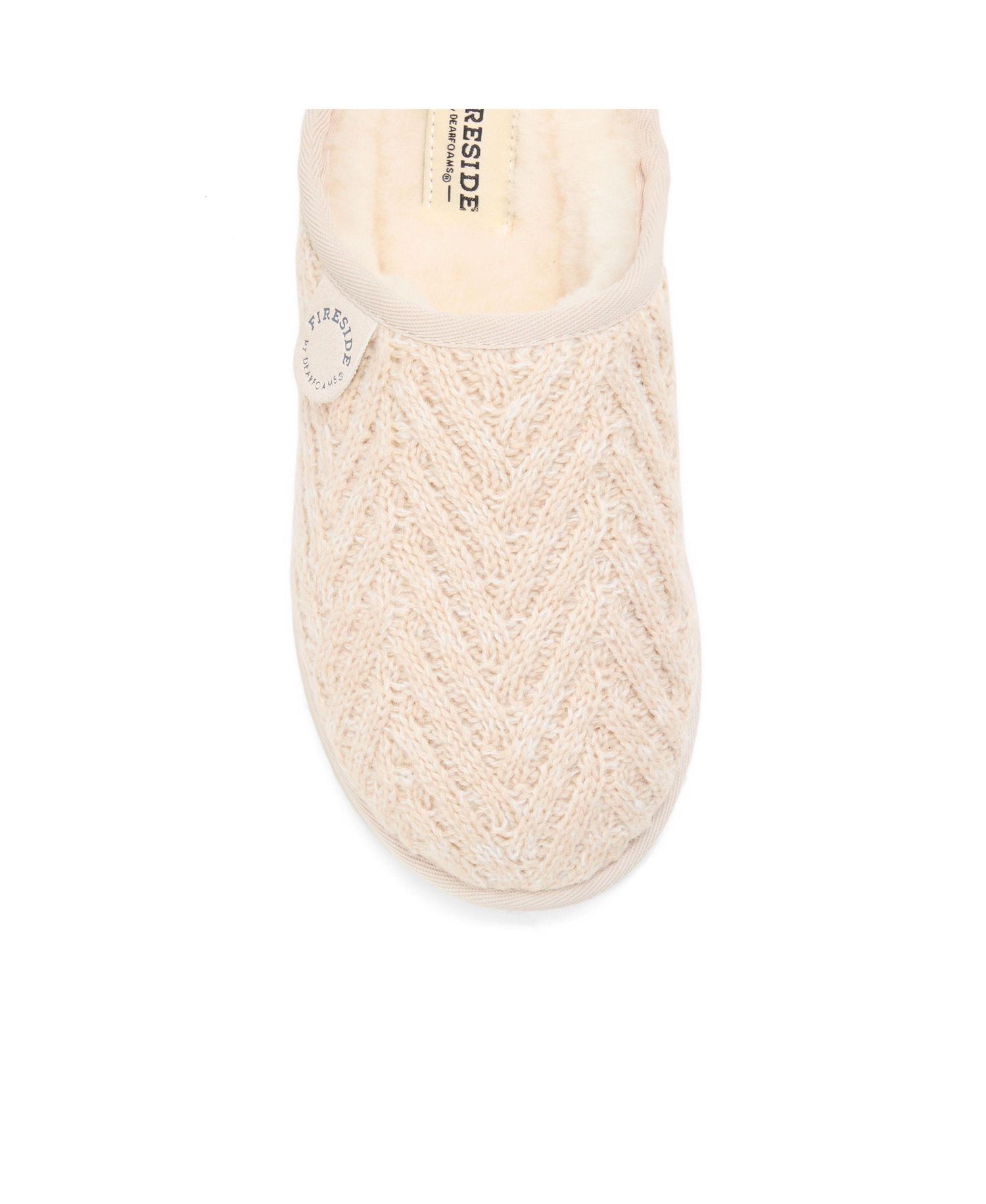 Women's Greta Genuine Shearling Knit Clog Slipper