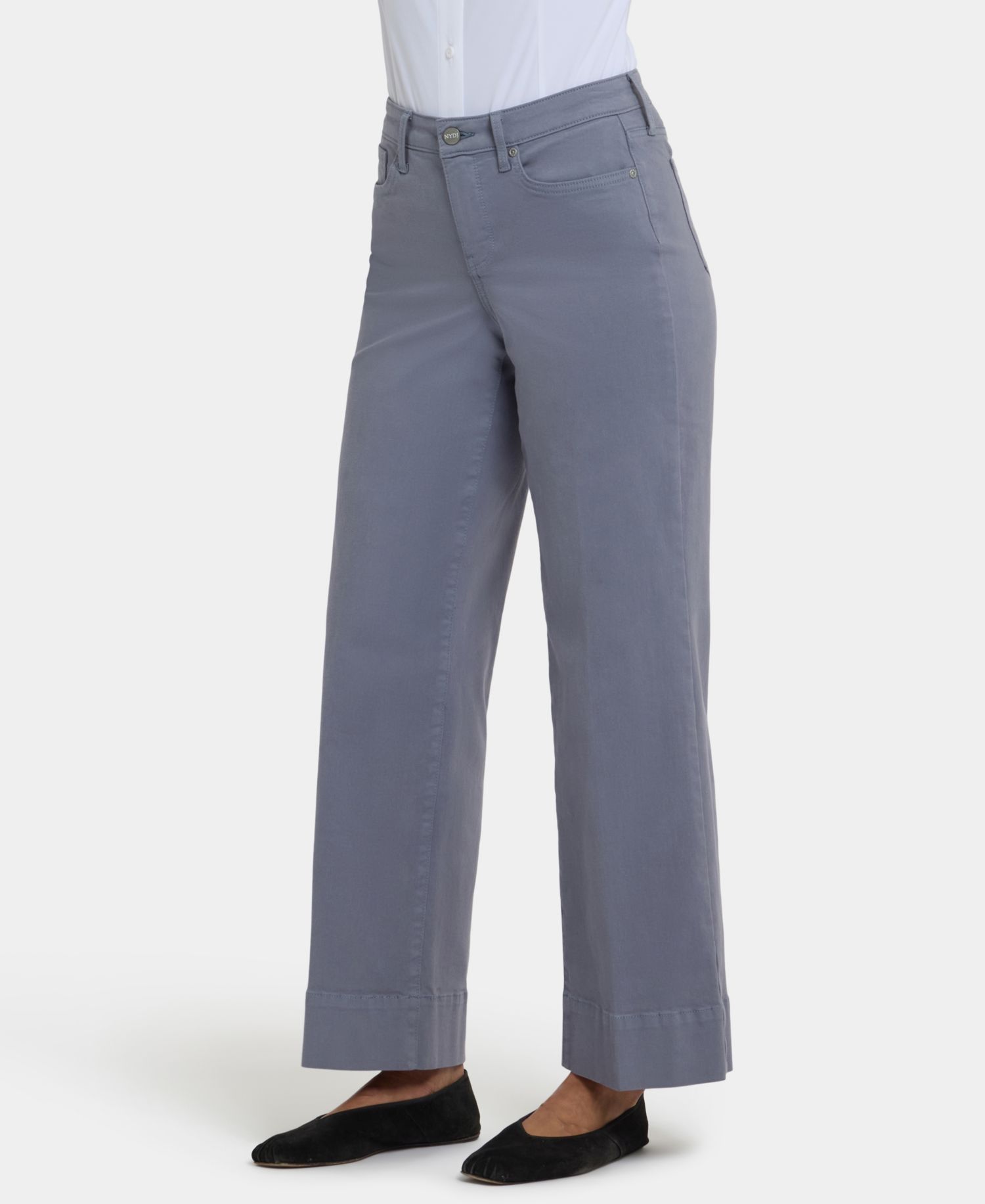 Petite Teresa Wide-Leg Ankle Jeans with Lift Tuck Technology