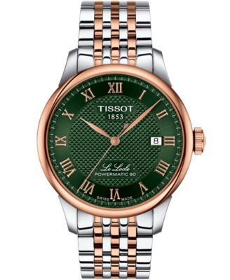 Men's Powermatic Green Dial Stainless Steel Watch, 39.30mm