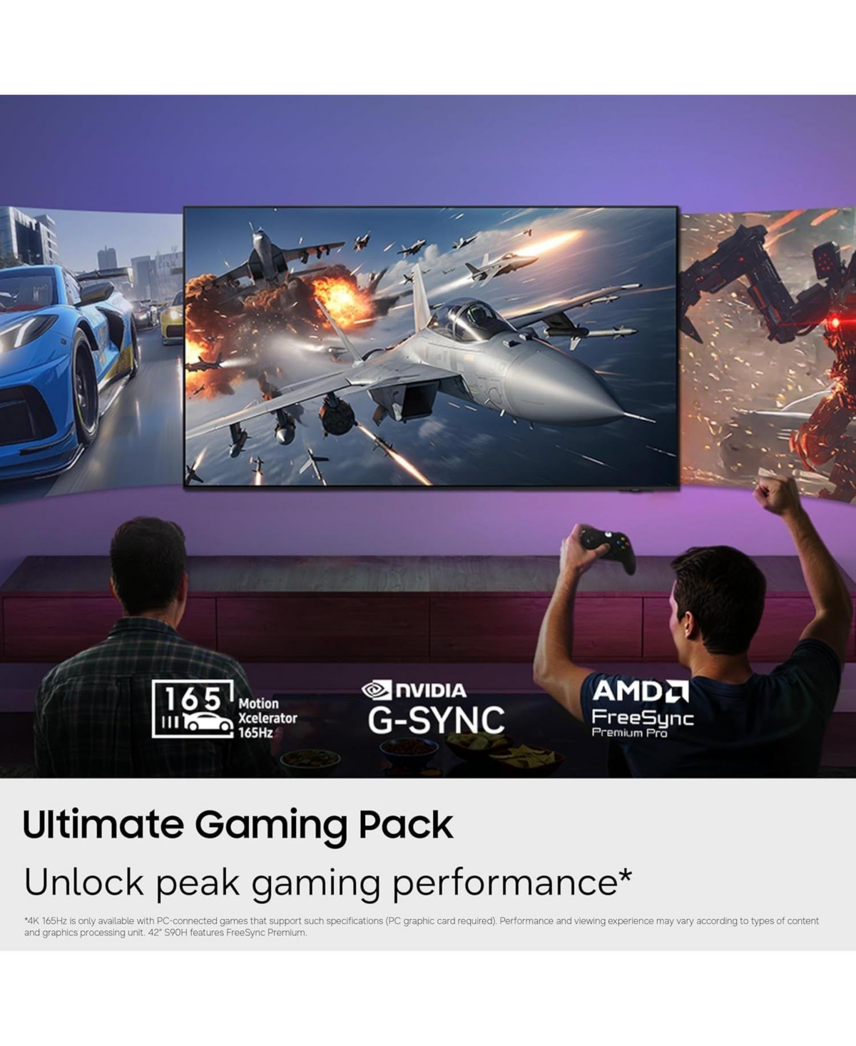 Samsung QN42S90HAEXZA 42" S90H Series Oled 4K Uhd Smart Vision Ai Tv (2026)