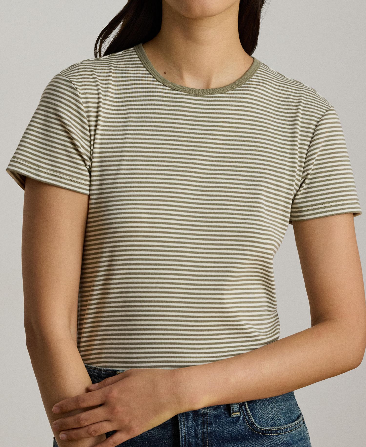 Women's Striped Short-Sleeve T-Shirt