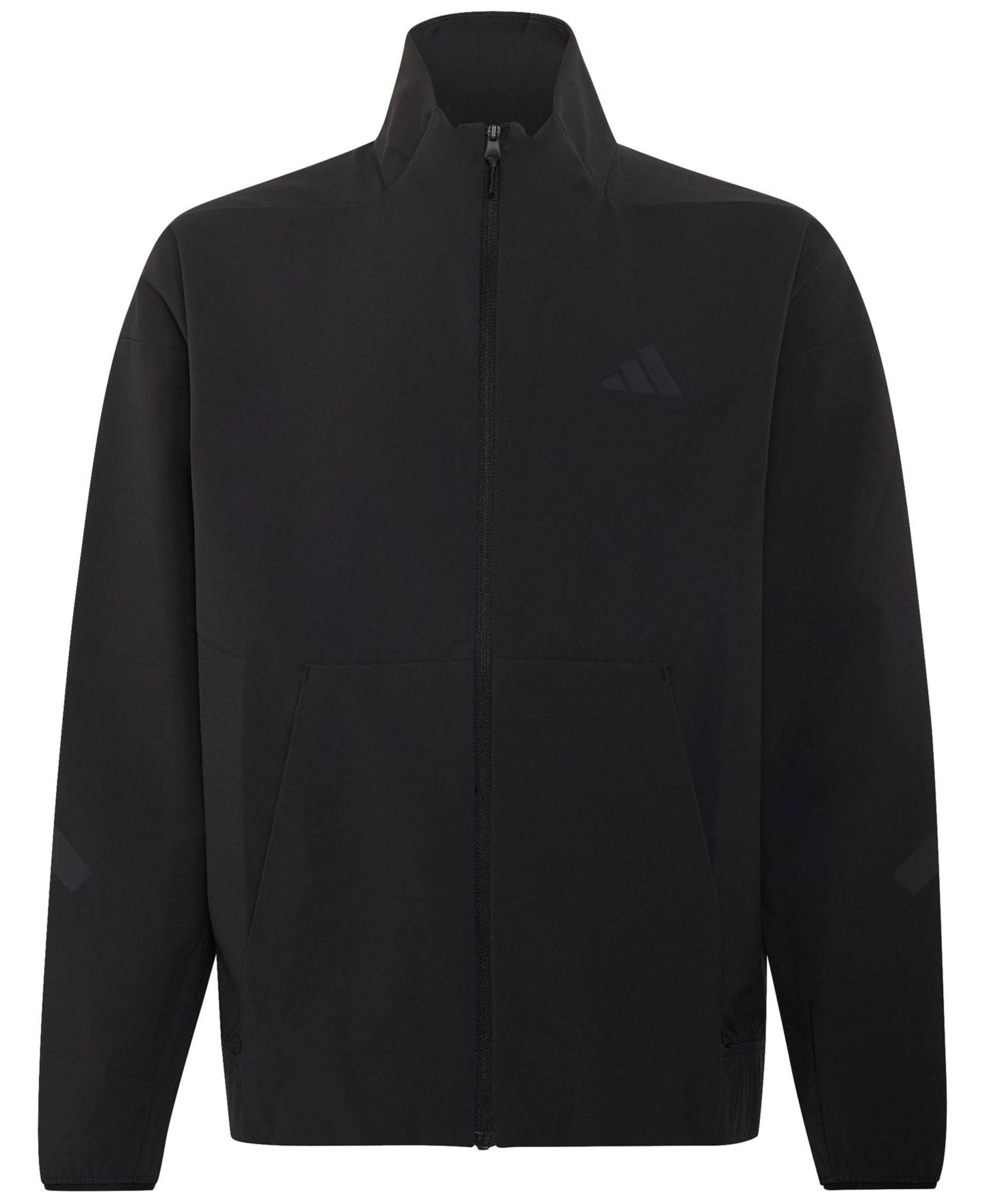 Куртка adidas Woven Travel Cover Up Full-Zip Jacket для мальчиков, цвет: Чёрный — фото 3