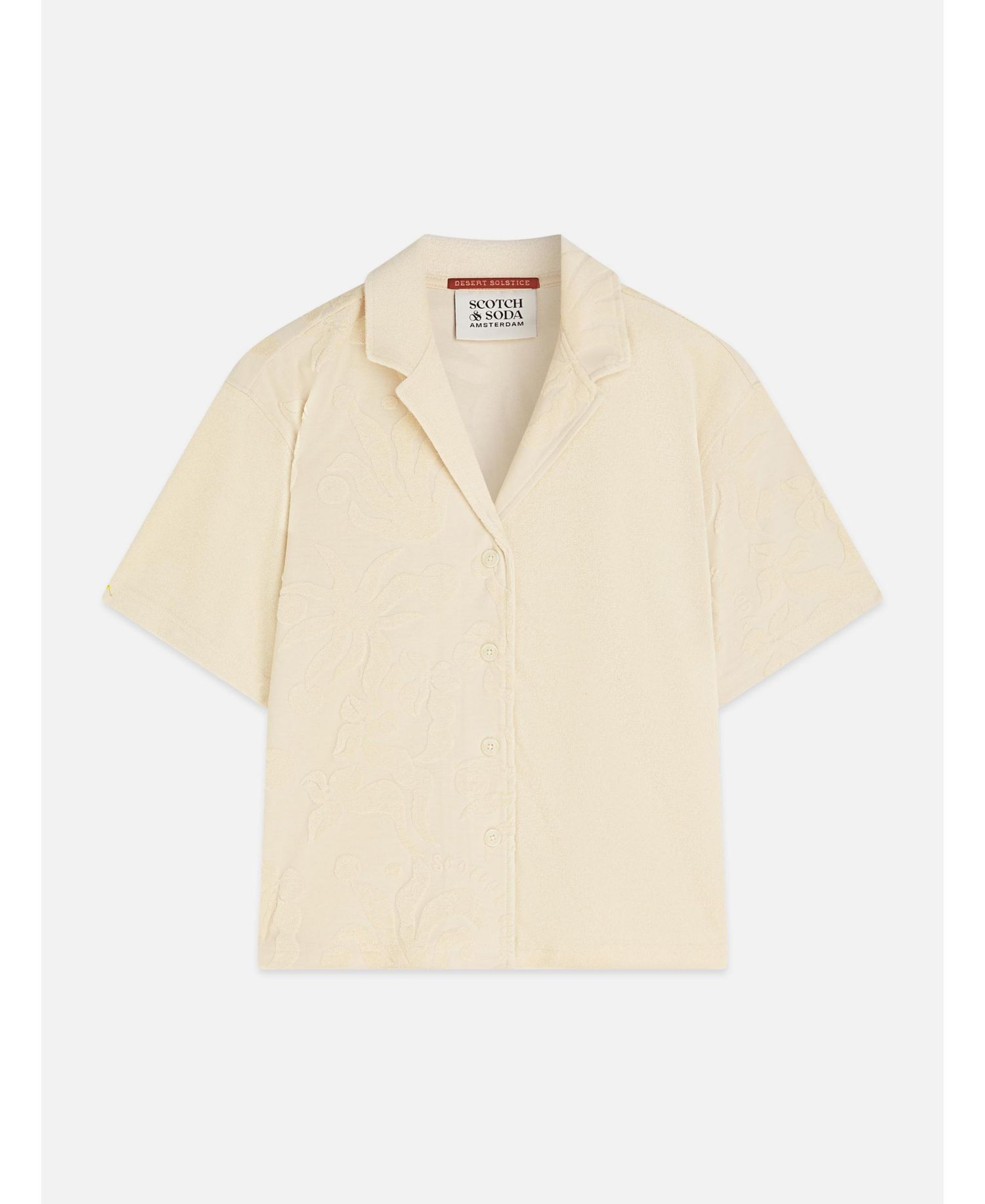 Women's Towelling Short Sleeved Shirt