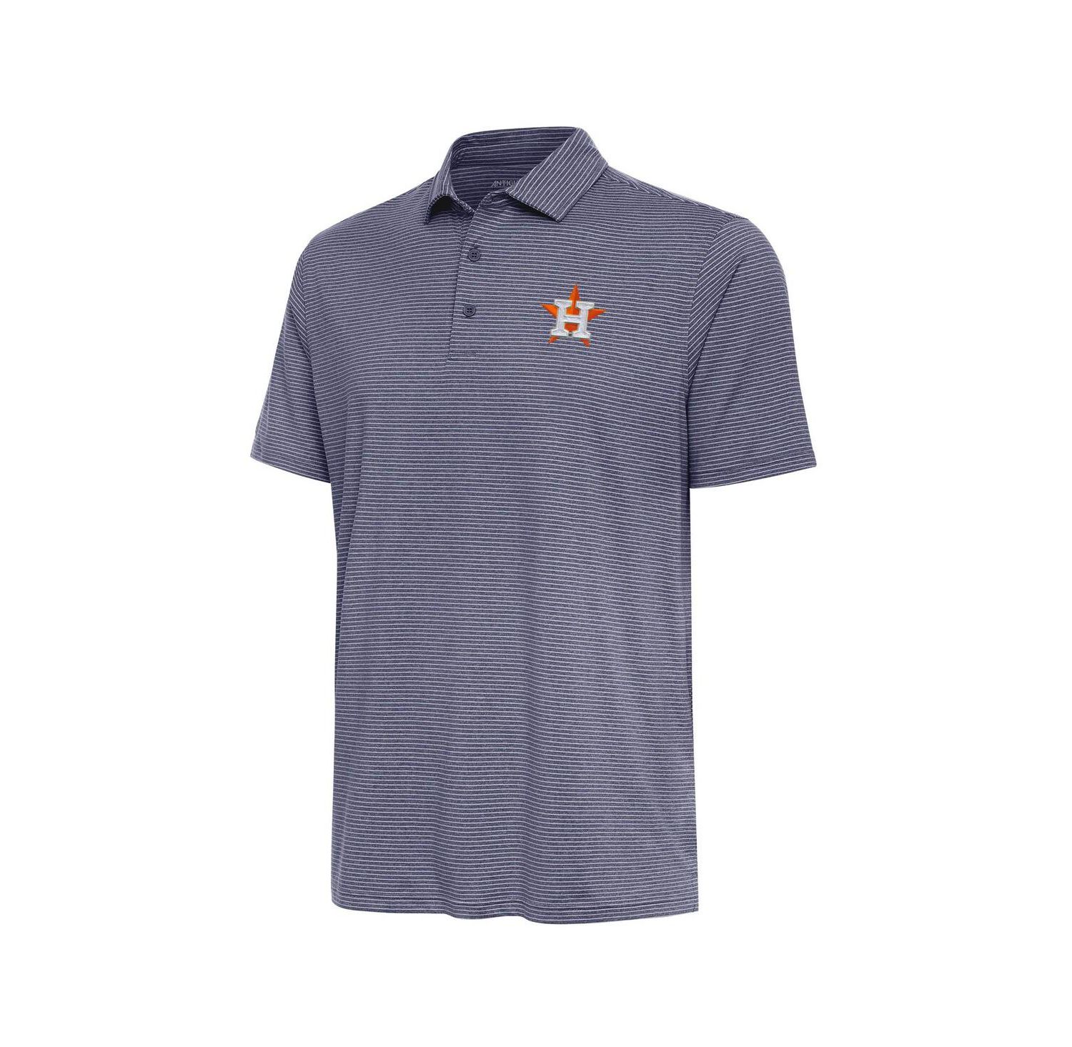Men's Heather Navy Houston Astros Scheme Polo Shirt