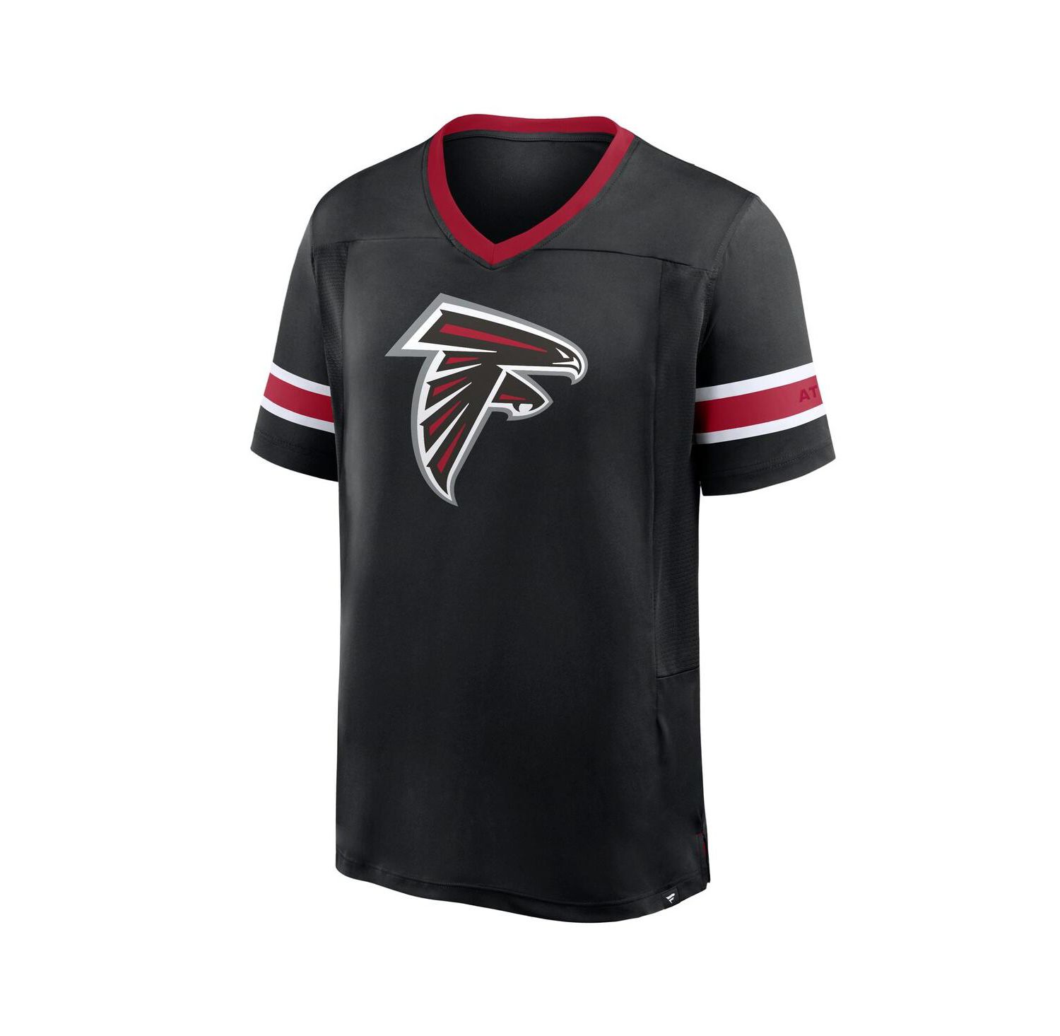 Men's Black Atlanta Falcons Hometown Premium Hashmark V-Neck T-Shirt