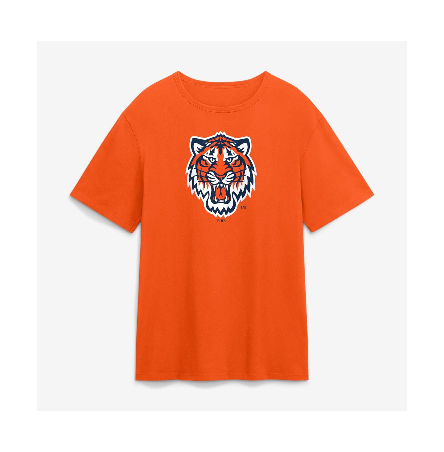 Мужская футболка Fanatics Orange Detroit Tigers Alternate Logo Legacy — фото 1