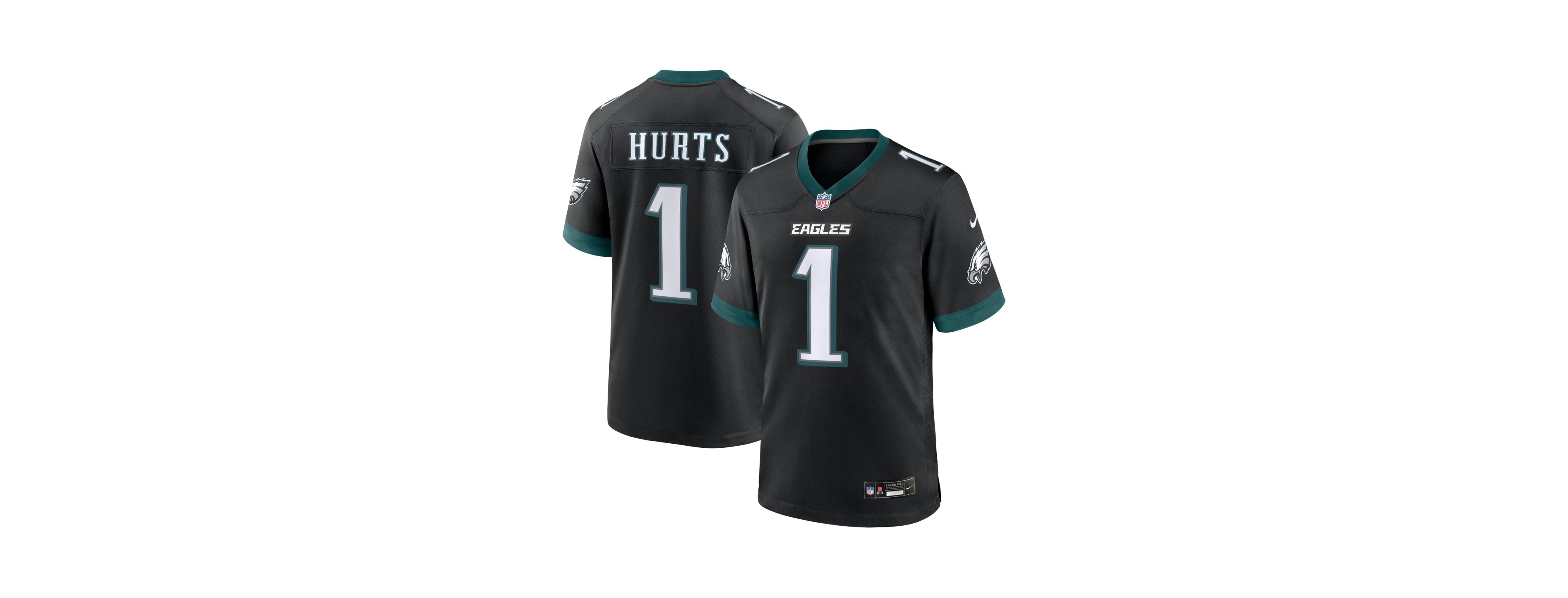 Nike Men's Jalen Hurts Black Philadelphia Eagles Alternate Game Jersey