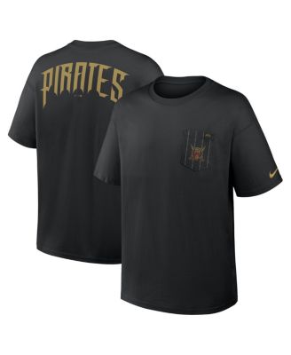 Men's Black Pittsburgh Pirates City Connect Max90 Pocket T-Shirt