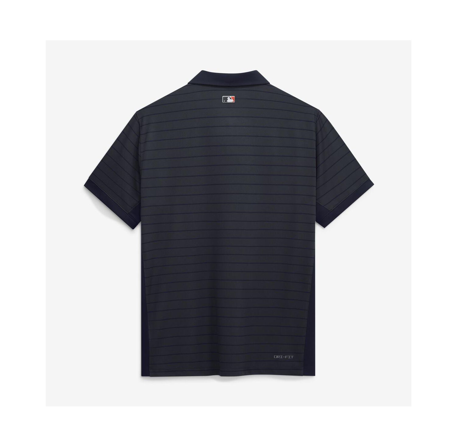 Men's Navy Detroit Tigers Authentic Collection Striped Victory Dri-FIT Polo Shirt