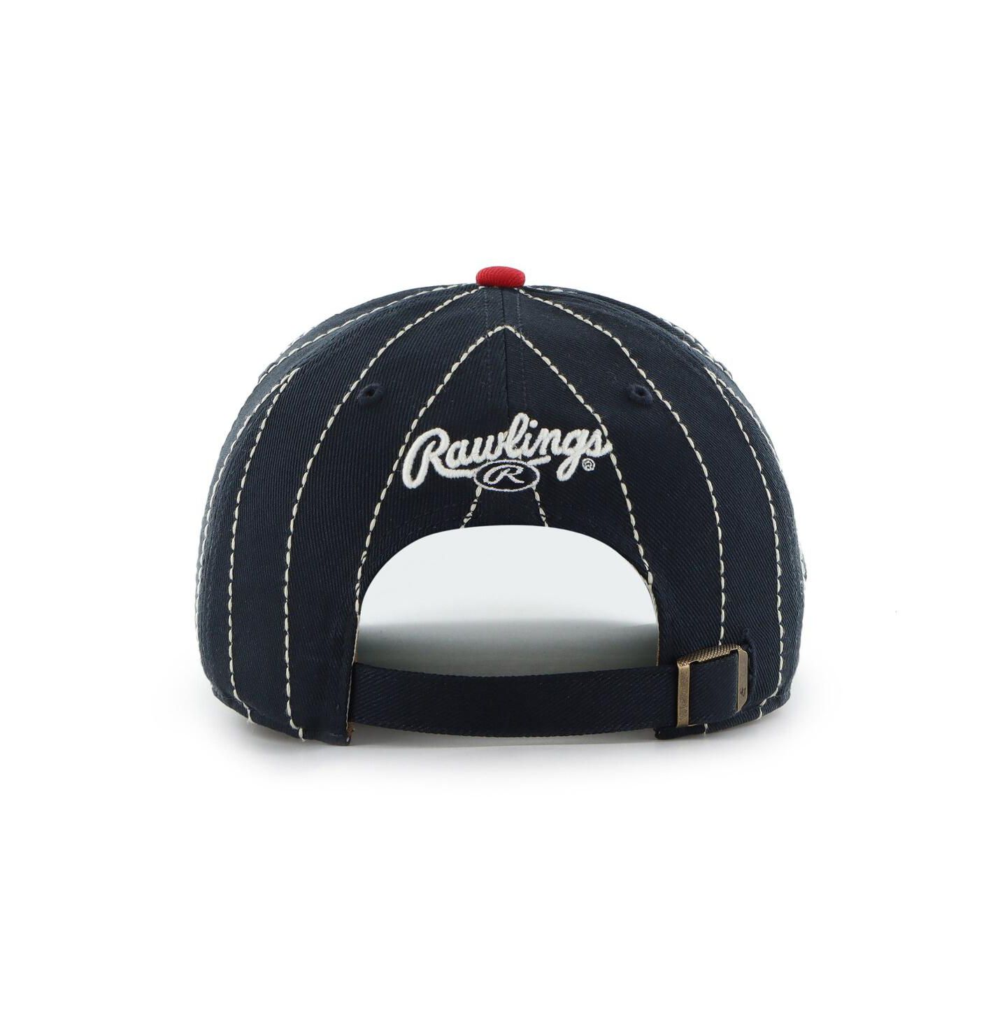 Мужская кепка '47 Brand x Rawlings Navy/Red St. Louis Cardinals Pinstripe Hitch Adjustable Hat — фото 2