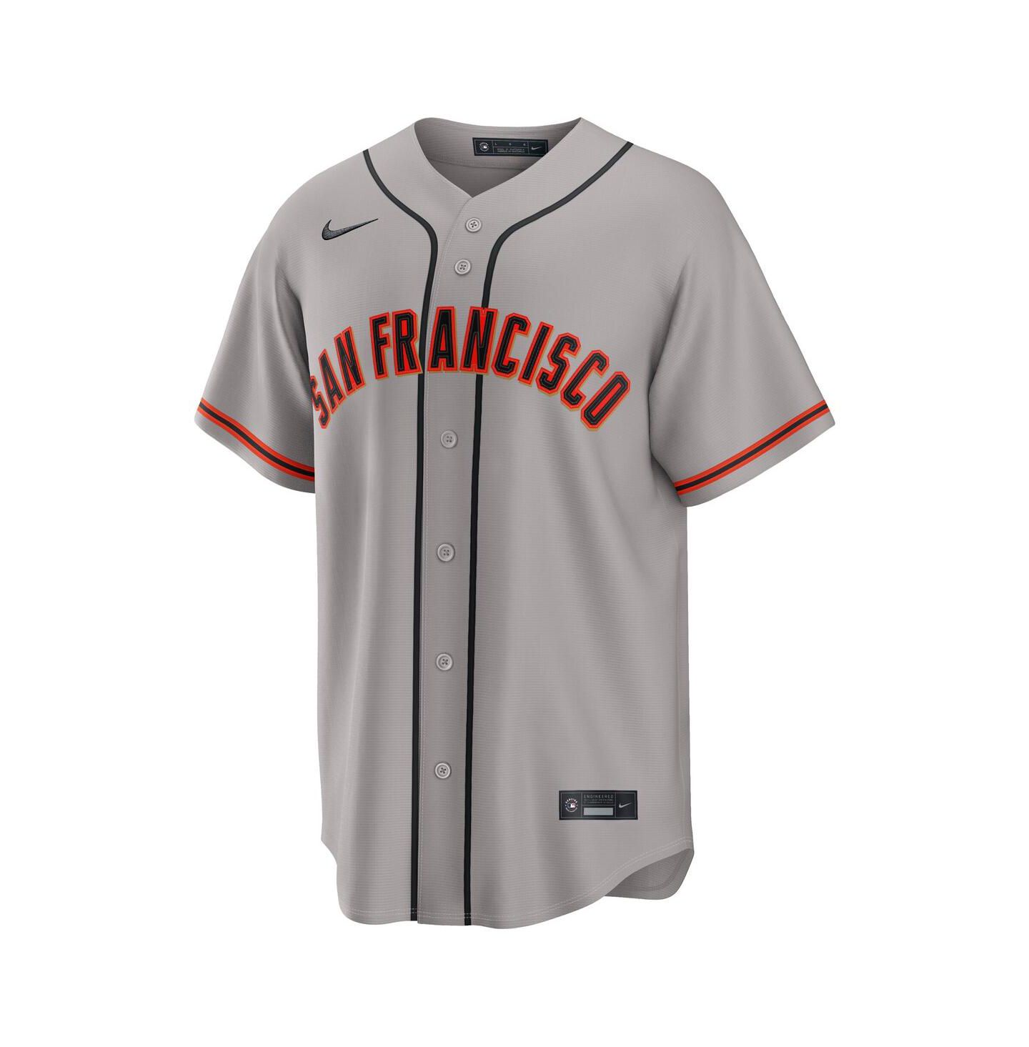 Мужское выездное джерси-реплика Nike Jung Hoo Lee San Francisco Giants, Gray — фото 2