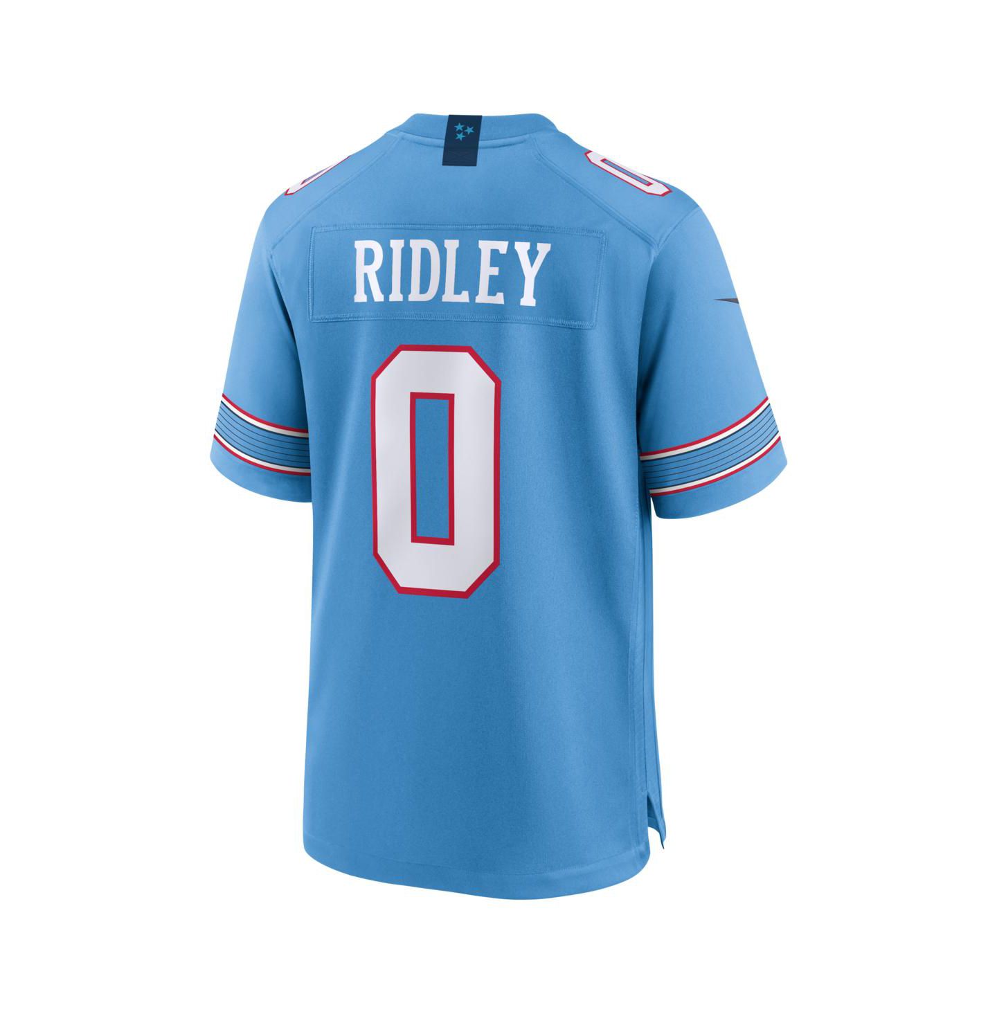 Мужской топ Nike Calvin Ridley Light Blue Tennessee Titans Game Jersey — фото 3