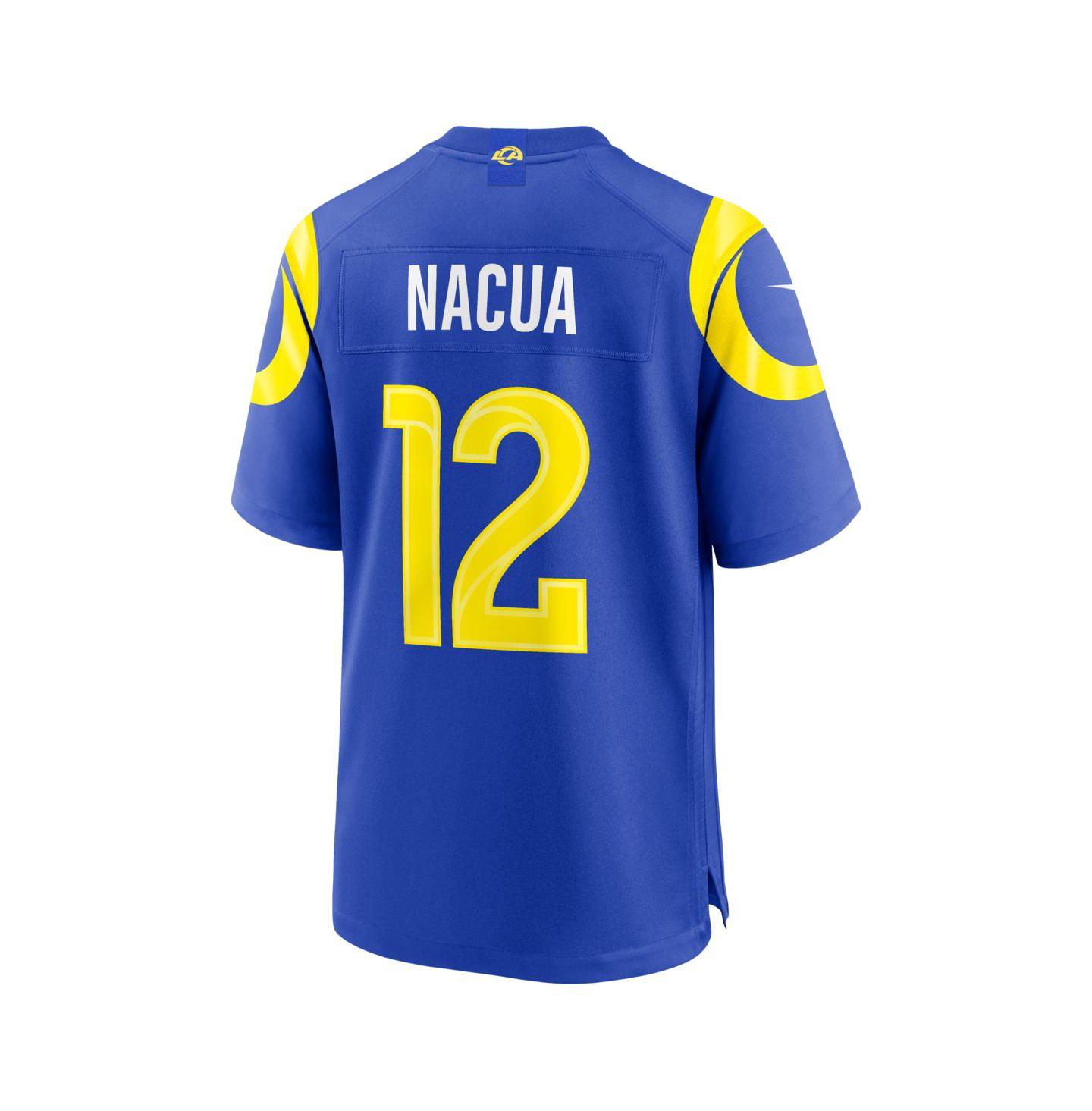 Мужской топ Nike Puka Nacua Royal Los Angeles Rams Team Game Player Jersey — фото 3