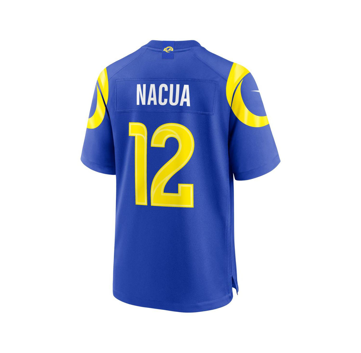 Men's Puka Nacua Royal Los Angeles Rams Team Game Player Jersey