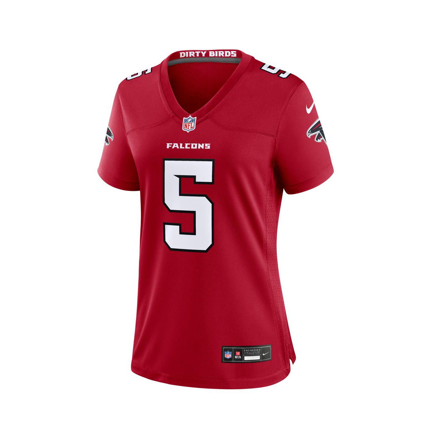 Женский топ Nike Drake London Red Atlanta Falcons Game Jersey — фото 2