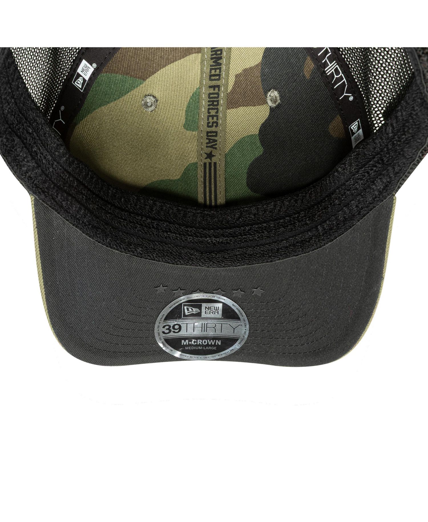 Men's Olive Houston Astros 2026 Armed Forces Day 39THIRTY M-Crown Flex Hat