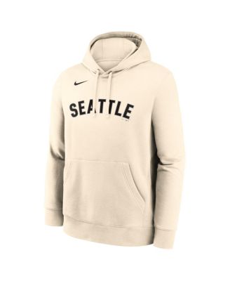 Men's Cream Seattle Mariners Alternate Club Fleece Hoodie