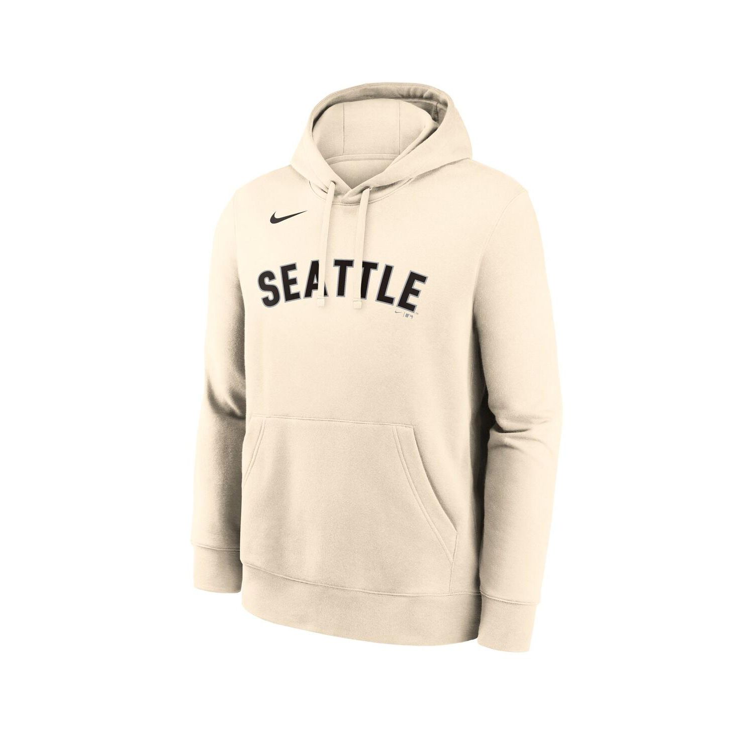 Men's Cream Seattle Mariners Alternate Club Fleece Hoodie