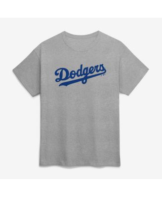 Men's Heather Gray Los Angeles Dodgers Wordmark T-Shirt