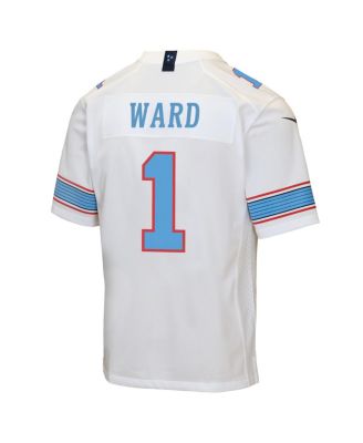 Nike Big Boys and Girls Cameron Ward White Tennessee Titans Game