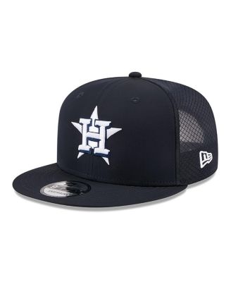 Men's Navy Houston Astros 2026 Batting Practice 9FIFTY Snapback Hat