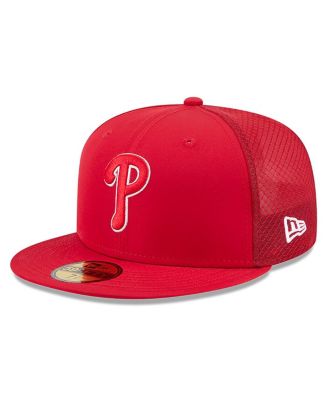 Men's Red Philadelphia Phillies 2026 Batting Practice 59FIFTY Fitted Hat
