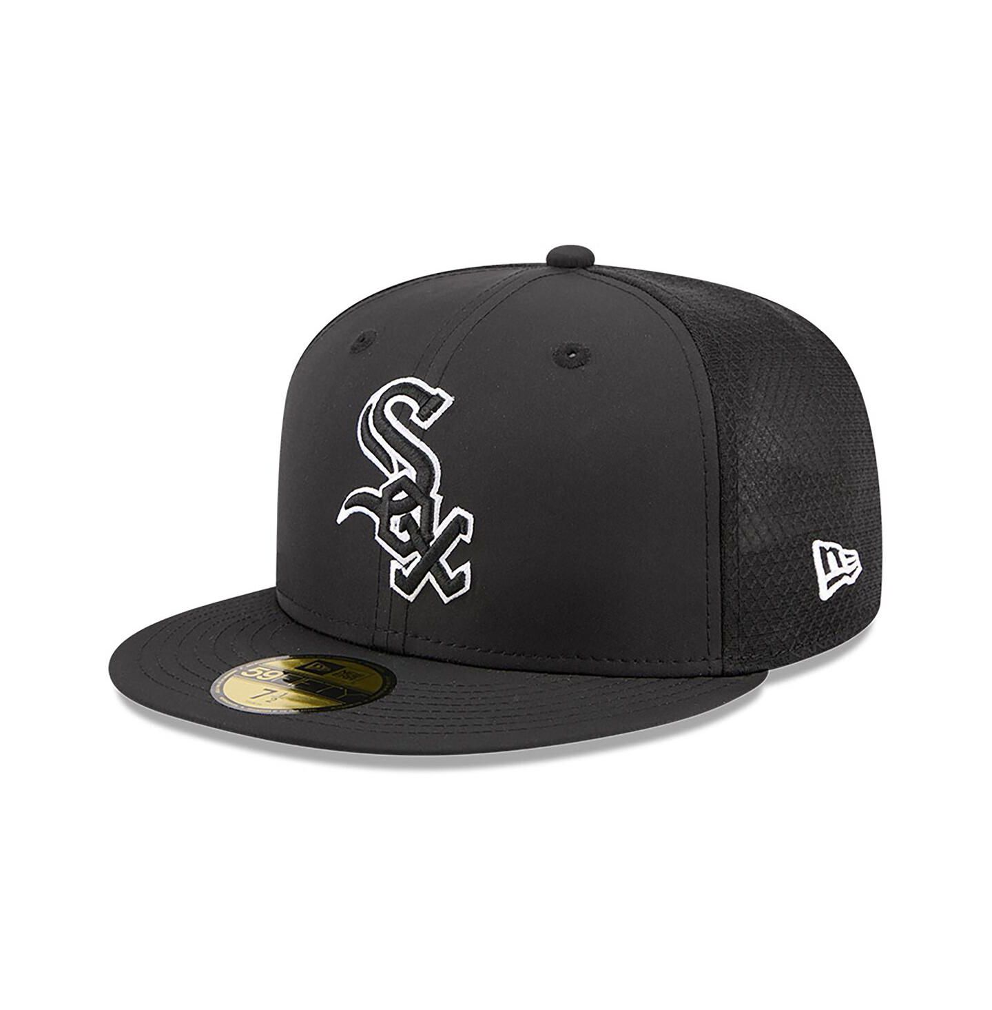 Мужская кепка New Era Black Chicago White Sox 2026 Batting Practice 59FIFTY Fitted Hat — фото 1