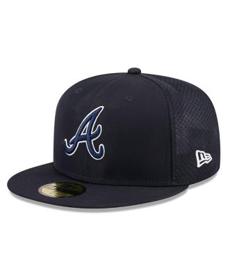 Men's Navy Atlanta Braves 2026 Batting Practice 59FIFTY Fitted Hat
