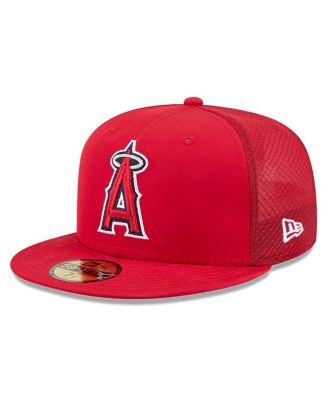 Men's Red Los Angeles Angels 2026 Batting Practice 59FIFTY Fitted Hat