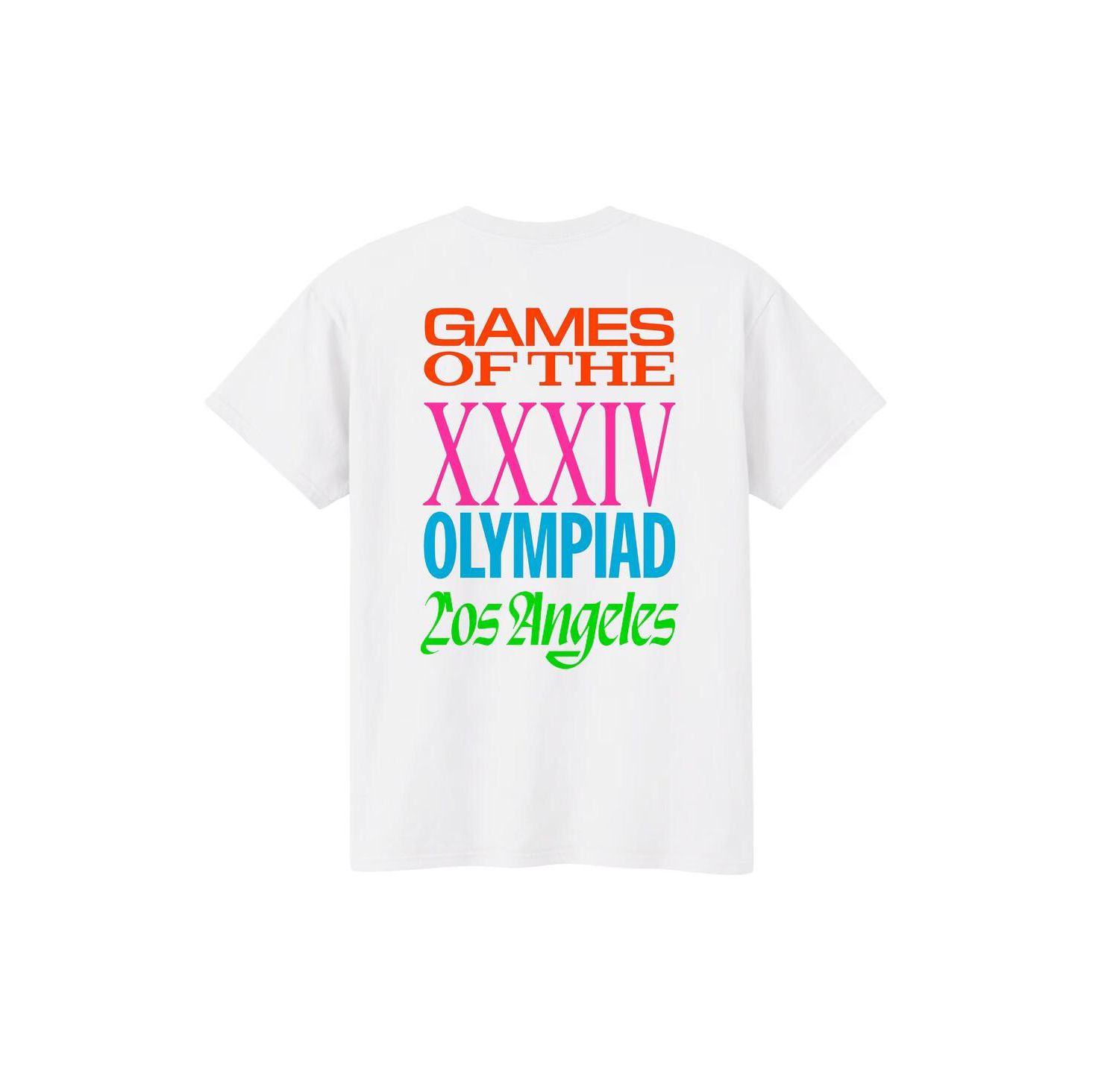Men's White LA28 Superbloom Collection T-Shirt