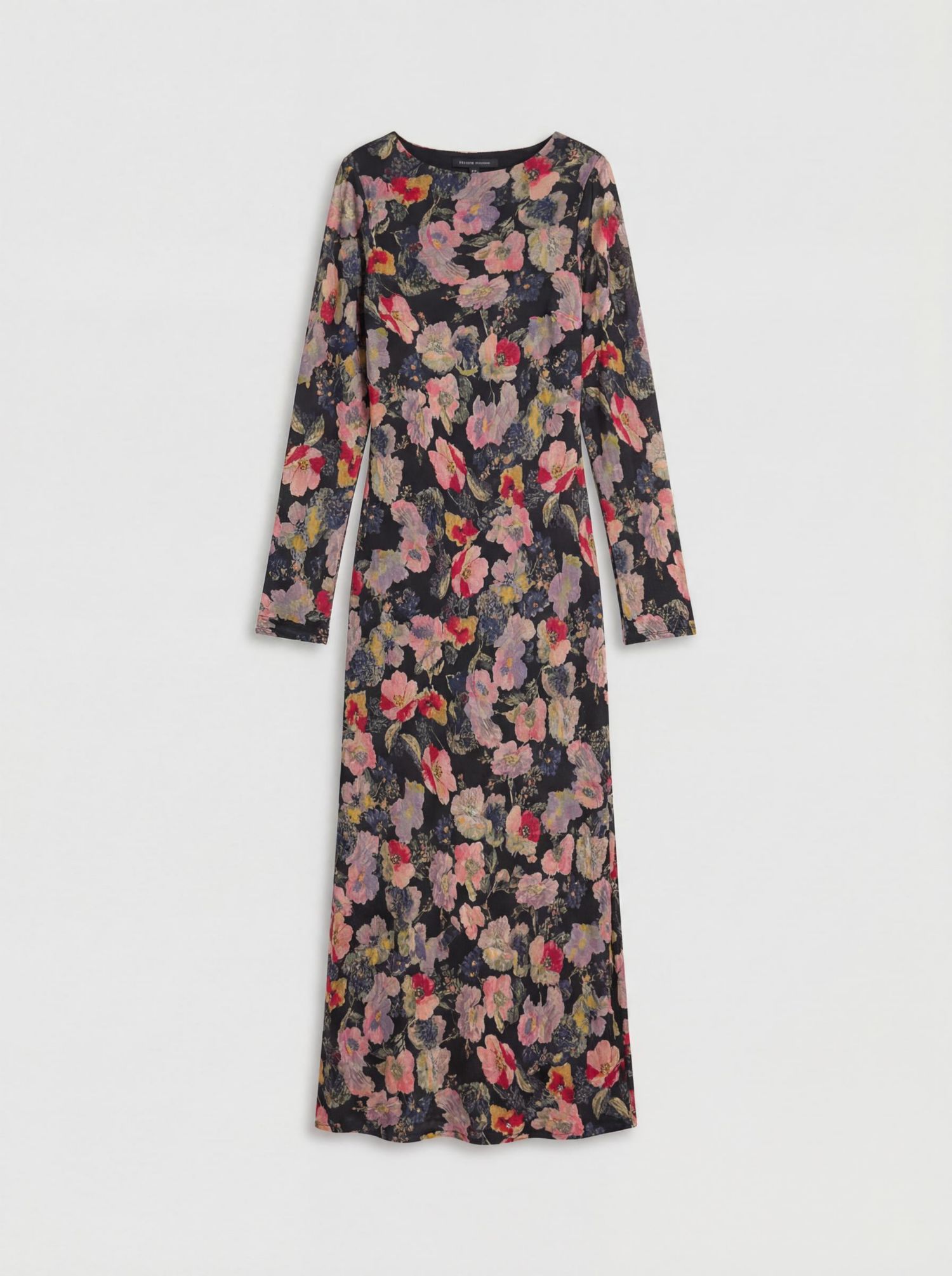 Women's Floral Bias Cut Scoop Back Midaxi Dress