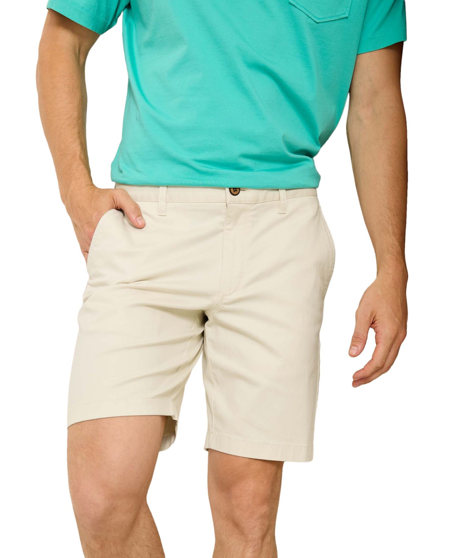 Men's Boracay 9" Flat-Front Chino Shorts