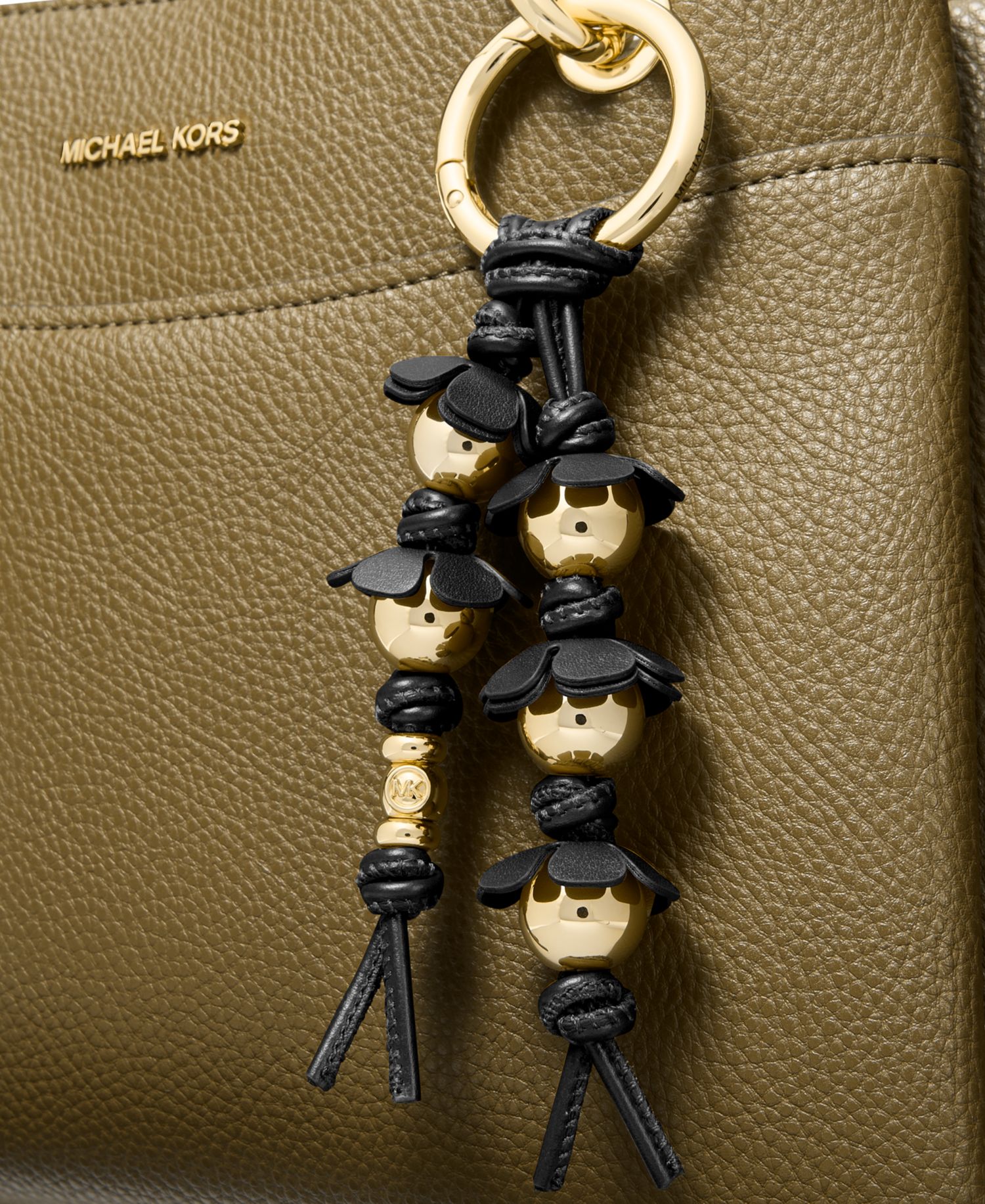 Michael Kors Flower Beaded Charm