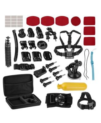Extreme Sports Action Camera Accessory Kit 47 Essential Pieces for GoPro Style Adventures