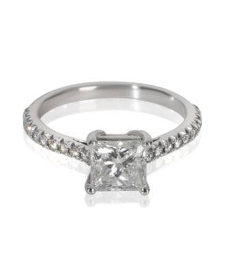 0.99 ct Princess Diamond Novo Engagement Ring
