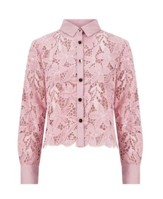 The Noli Shop Women's Mina Lace Blouse - Macy's