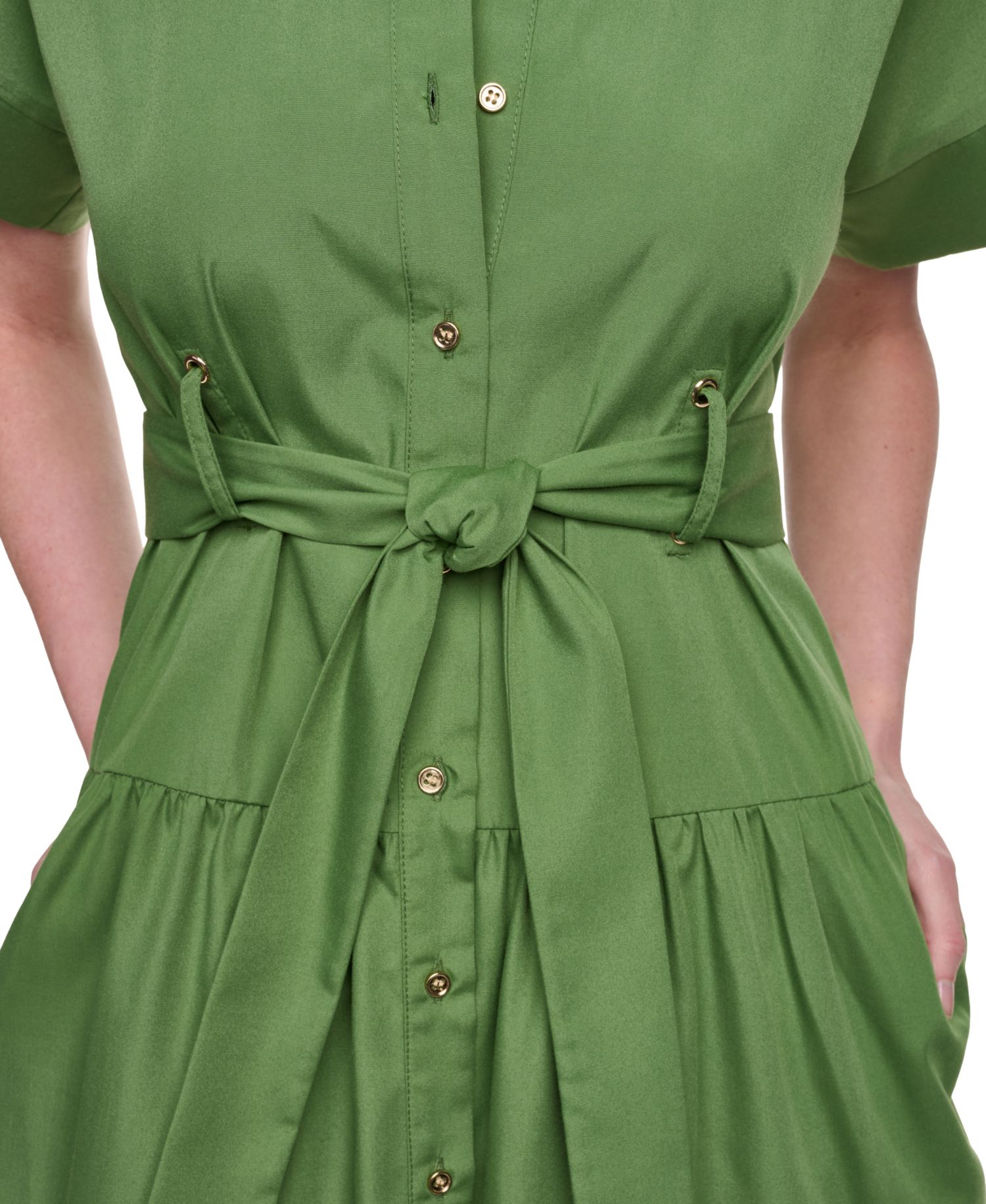 Women's Cotton Poplin Shirt-Dress