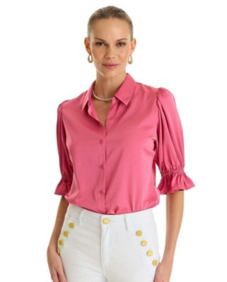Women's Cindy Ruffle Sleeve Blouse