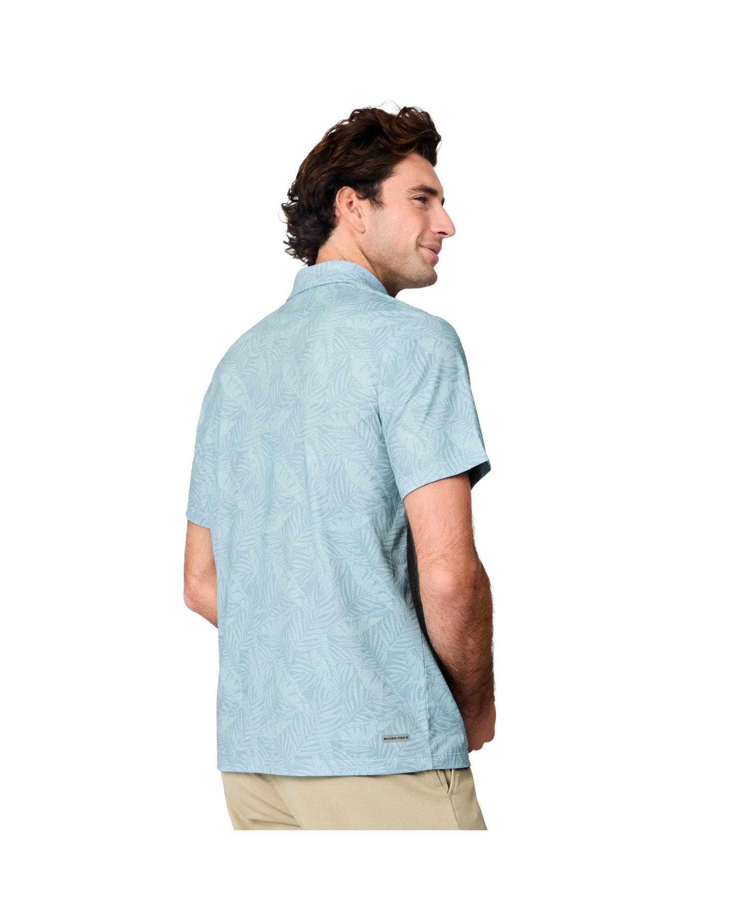 Men's SunFree UPF Printed Polo Shirt