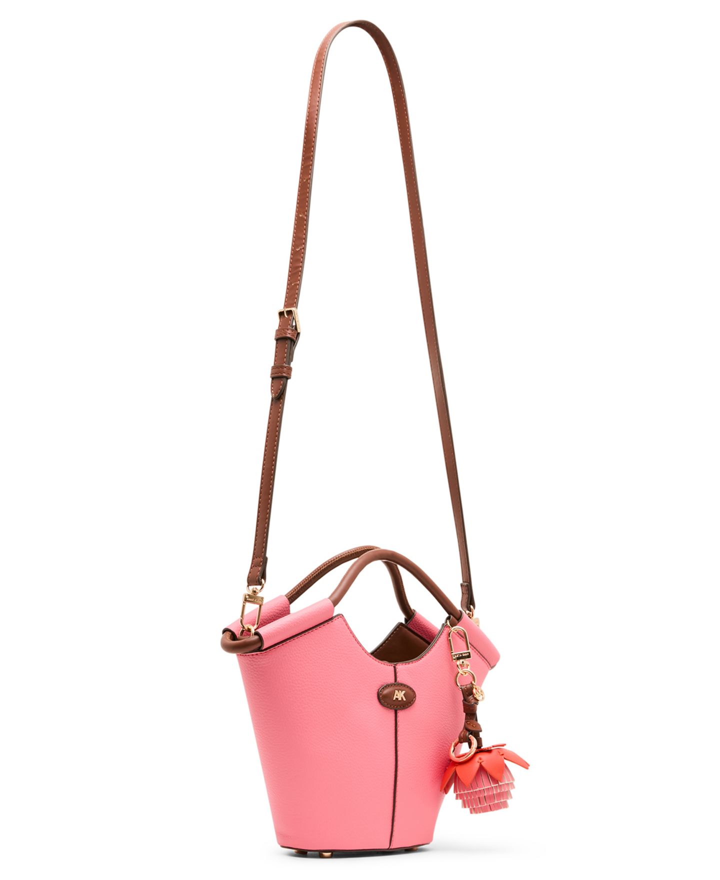 Женская сумка Anne Klein Mini Magnetic Snap Tote Handbag, цвет: Розовый — фото 3