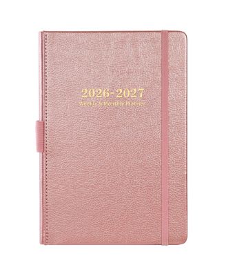 2026 Planner Weekly Monthly Daily Leather Hardcover
