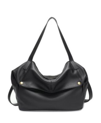 Sia Large Pebbled Leather Hobo Bag Slouchy Shoulder Bag with Adjustable Crossbody Strap Soft Everyday Tote Purse for Women