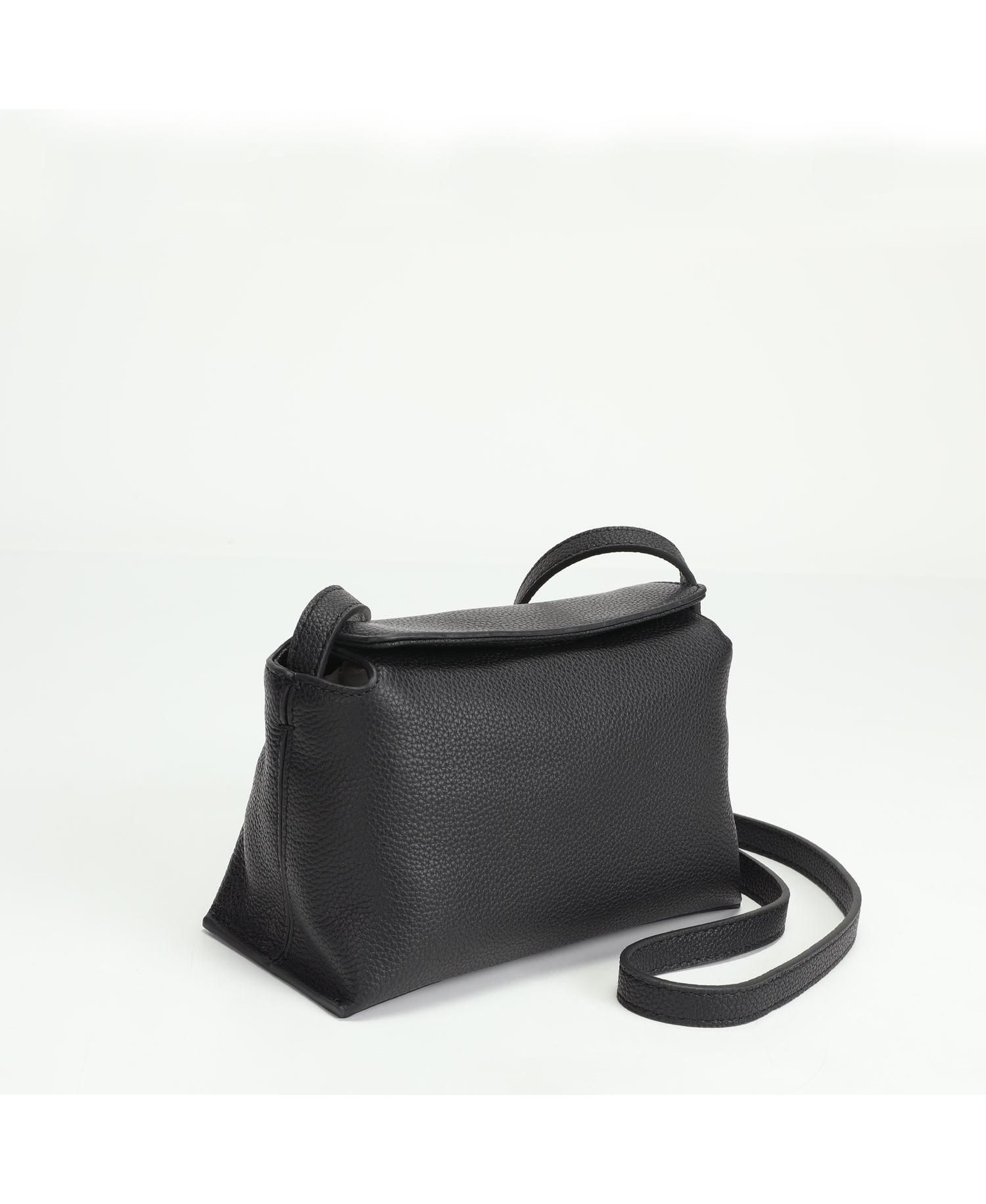 Ivy Small Pebbled Leather Crossbody Bag Minimalist Shoulder Bag Lightweight Everyday Purse