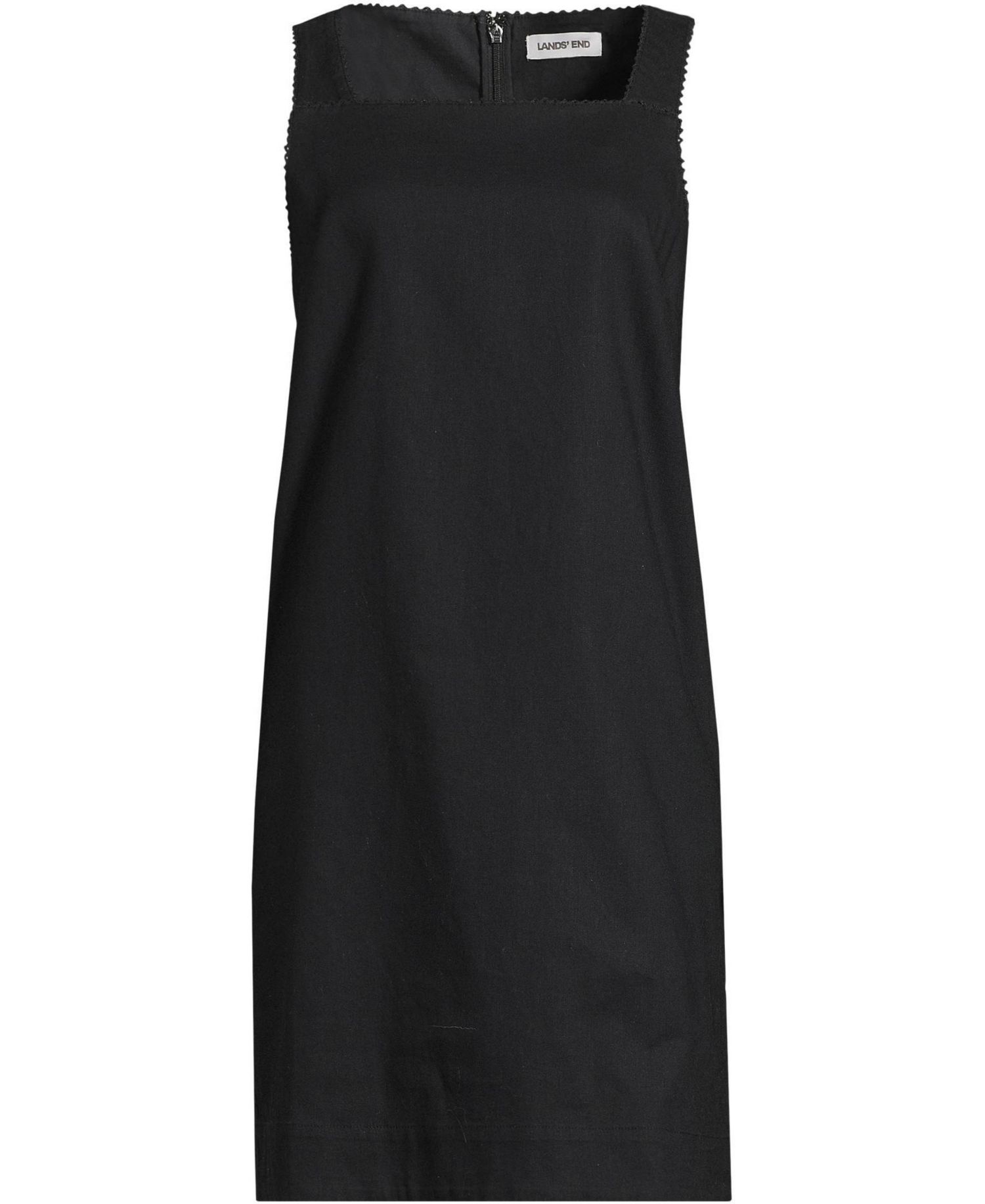 Women's Linen Shift Above the Knee Dress
