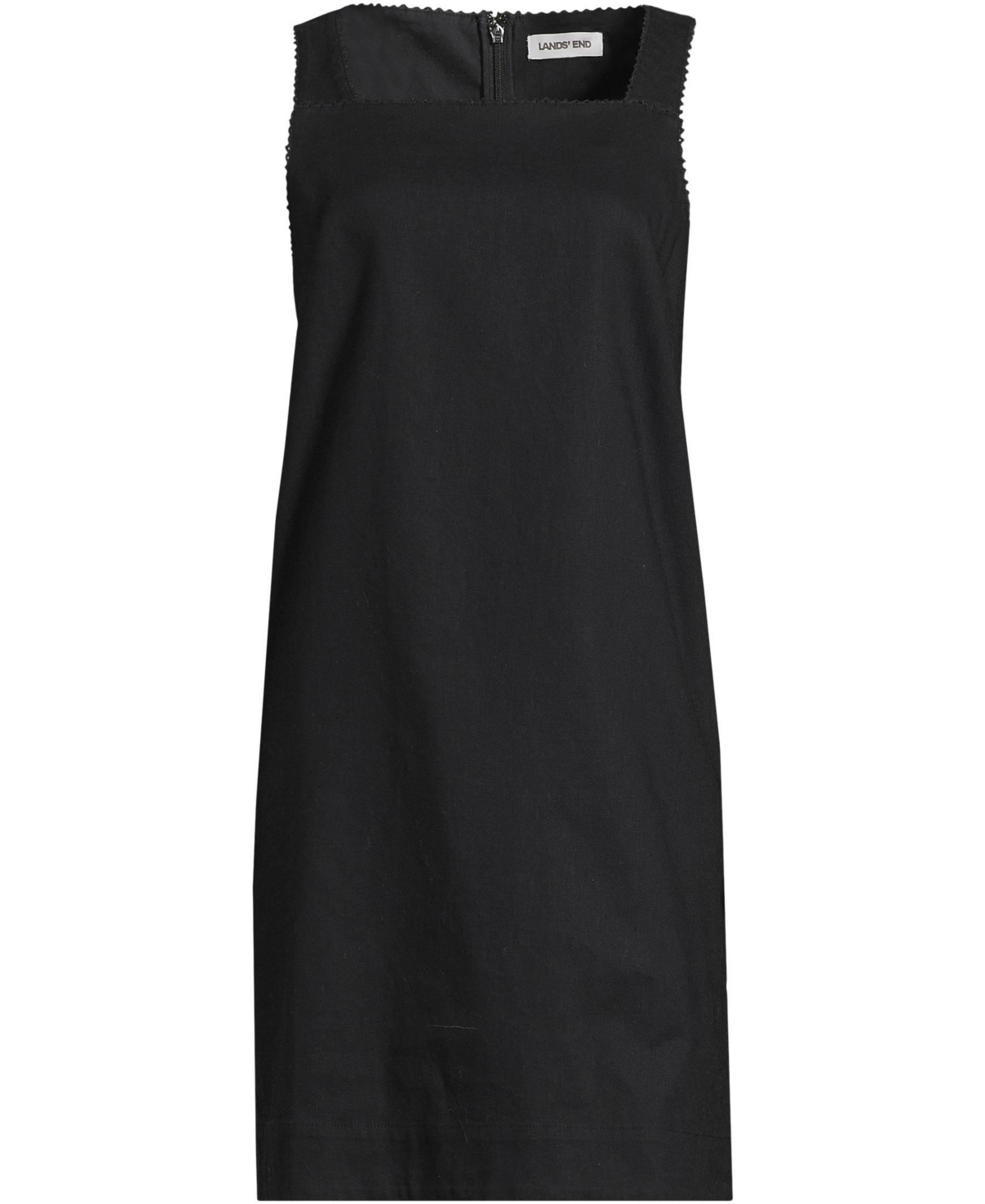 Lands' End Women's Linen Shift Above the Knee Dress