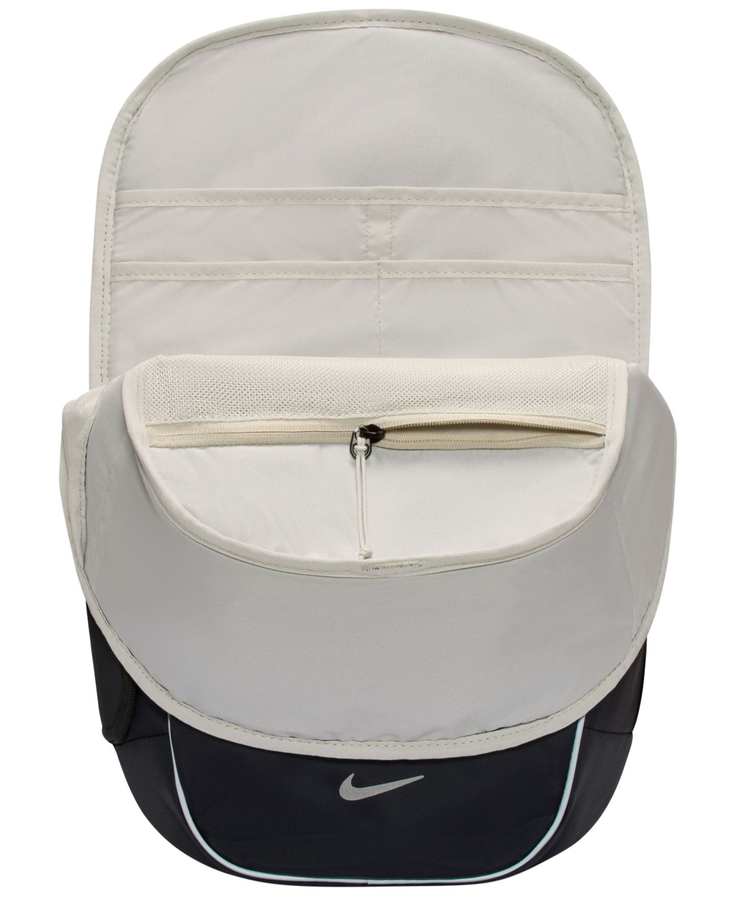 Рюкзак Nike Unisex Commute Zippered Travel, цвет: Чёрный / Серебряный — фото 4