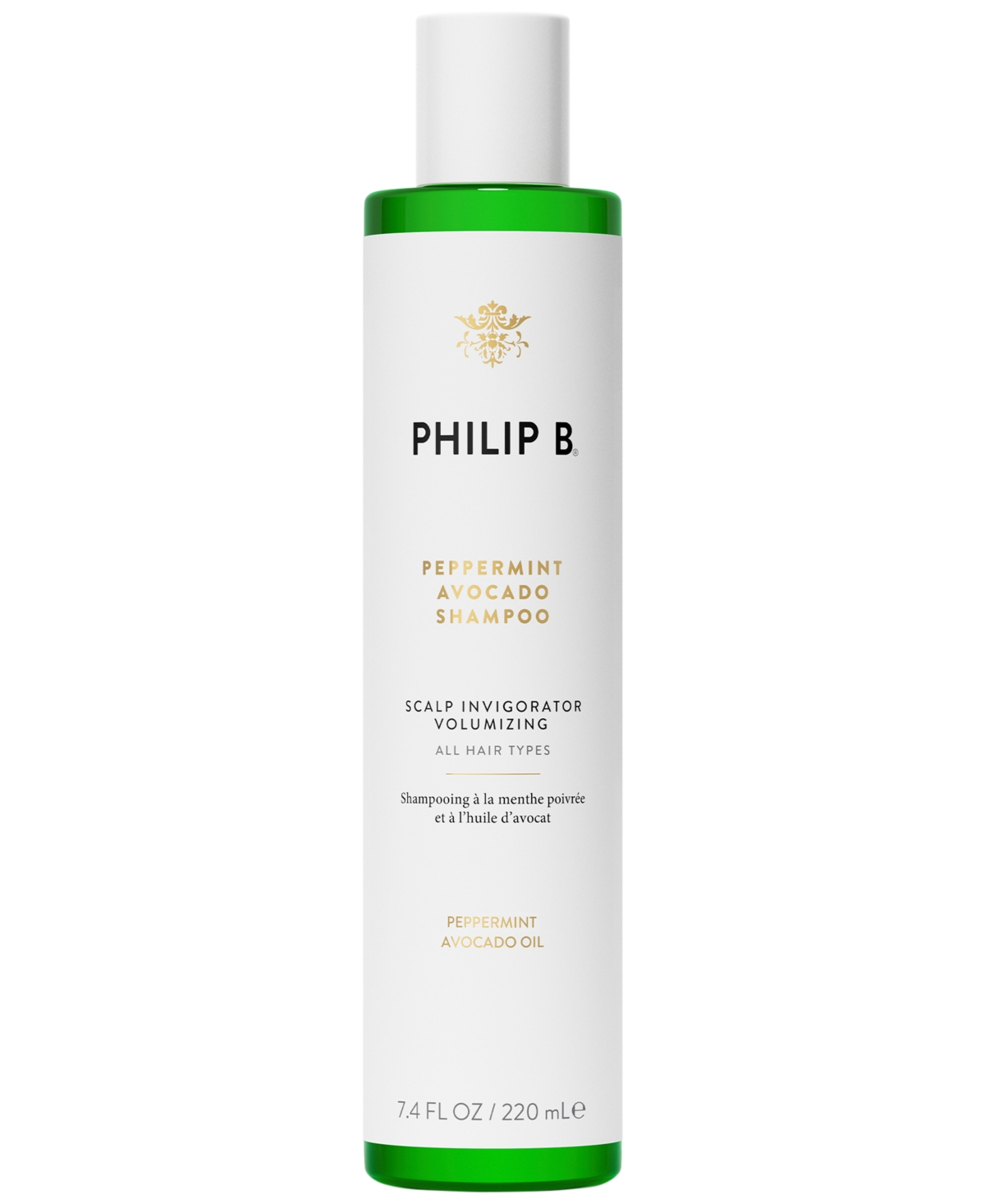 Philip BPeppermint Avocado Shampoo (Scalp Invigorator Volumizing - All Hair Types) 220ml/7.4oz