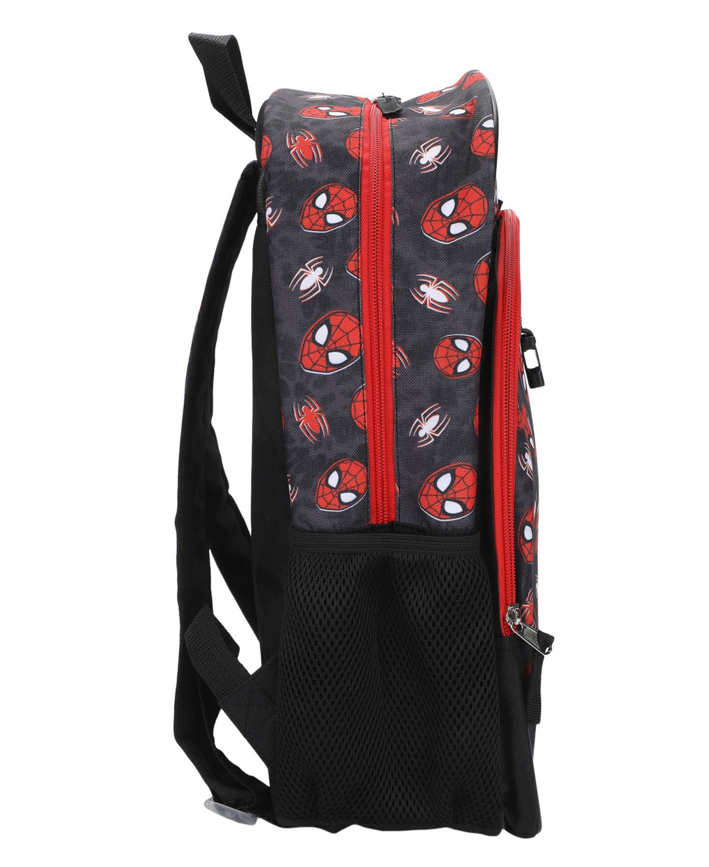 Сумки Spider-Man All Over Print Backpack, Lunch Bag, Pencil Case and Key Chain, 4-Piece Set для мальчиков, цвет: Чёрный / Красный — фото 4