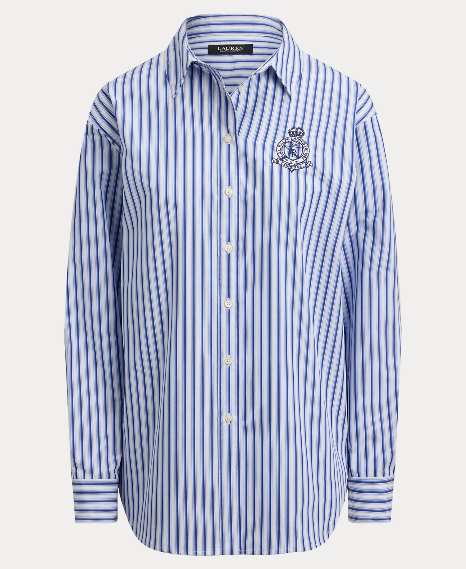 Women's Striped Long-Sleeve Shirt