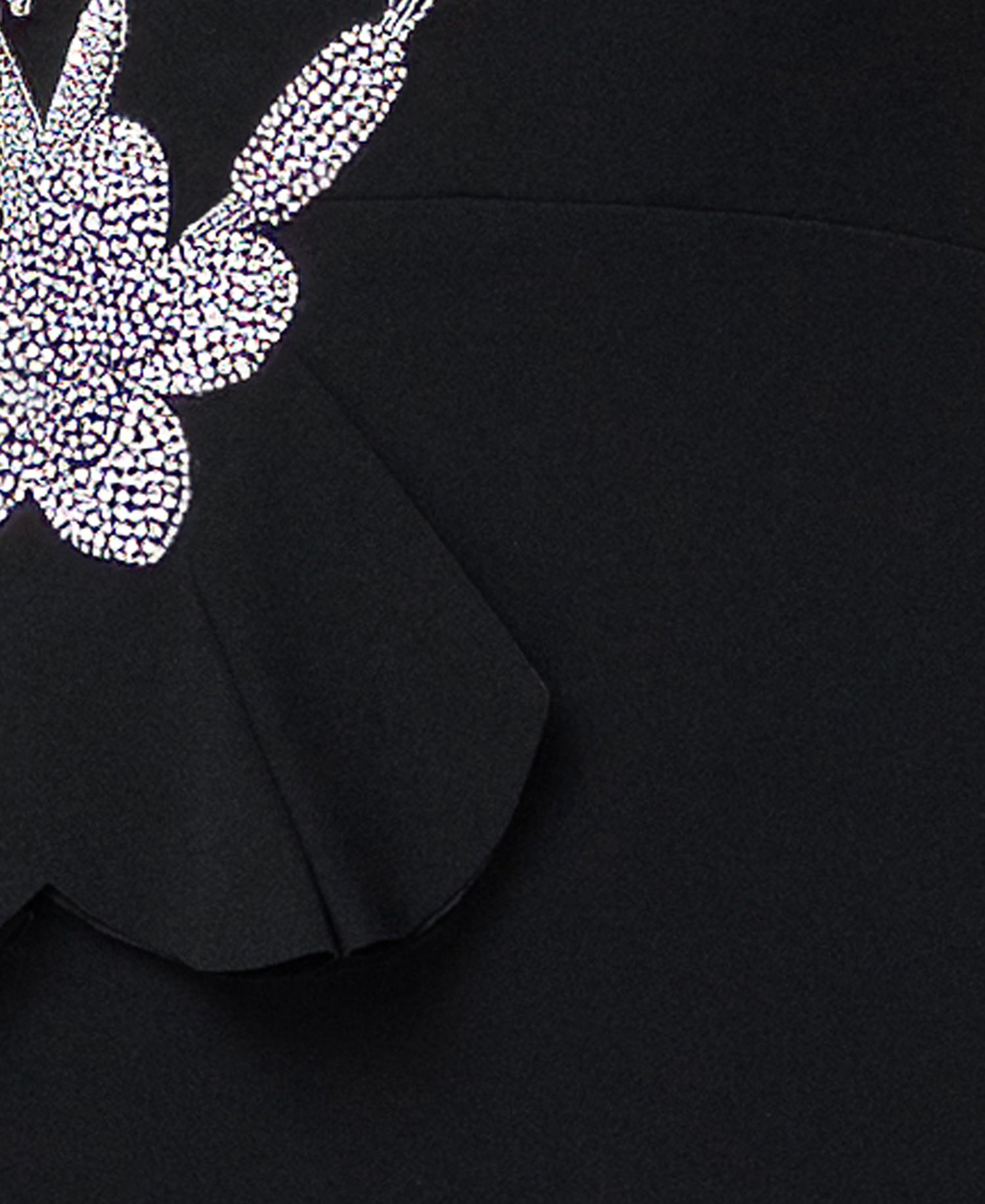Women's Strapless Floral Accent Gown